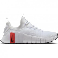 Chaussures d'entraînement Nike Free Metcon 6 pour homme (FJ7127-100, blanc/rouge picante/platine pur/noir)