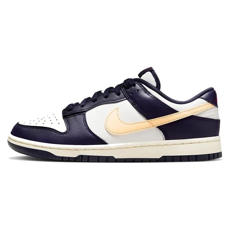 Chaussures Nike Dunk Low Retro pour homme (FV8106-181, Voile/Lait de coco/Encre violette/Teinte melon)