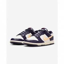 Chaussures Nike Dunk Low Retro pour homme (FV8106-181, Voile/Lait de coco/Encre violette/Teinte melon)