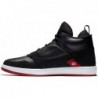 NIKE Jordan Fadeaway Leather Chaussures de basket-ball montantes pour homme, noir/blanc-rouge gym