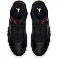 NIKE Jordan Fadeaway Leather Chaussures de basket-ball montantes pour homme, noir/blanc-rouge gym