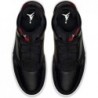 NIKE Jordan Fadeaway Leather Chaussures de basket-ball montantes pour homme, noir/blanc-rouge gym