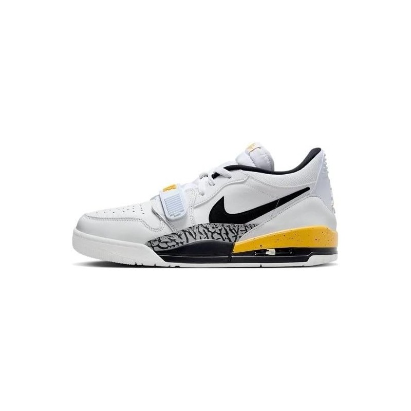 Jordan Legacy 312 Low pour homme Blanc/Noir-Jaune Ocre (CD7069 107)