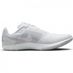 Chaussures de course sur route et cross-country Nike Rival Waffle 6 (DX7998-100, blanc/noir-platine pur)