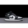 Jordan 1 Mid SE Panda Elephant pour grands enfants Noir/Noir-Blanc-Noir (FB9909 001)