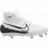 Crampons de baseball en métal Nike Alpha Huarache NXT DJ6517-101 pour homme Blanc-Noir