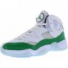 NIKE Jordan Jumpman Two Trey Chaussures pour hommes Adulte DO1925-130 (Blanc/Vert chanceux-)