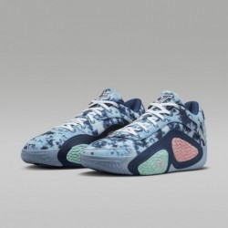 Chaussures de basket-ball Nike Tatum 2 « Denim » (HJ4420-400, Bleu néant/Bleu lait/Tropical Twist)