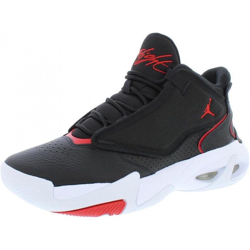 Chaussures Jordan Max Aura 4 pour homme Black Cat Noir/Anthracite-Noir (DN3687 001) (Noir Uni Rouge Blanc)