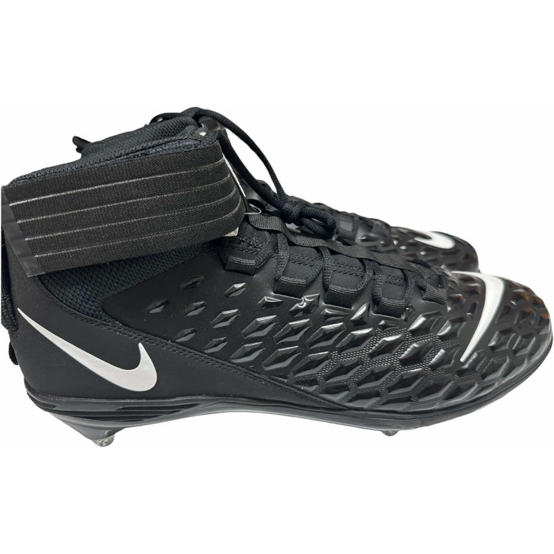 Chaussures de football à crampons amovibles Nike Force Savage Pro-2-D pour homme Noir/Blanc BV3981-001