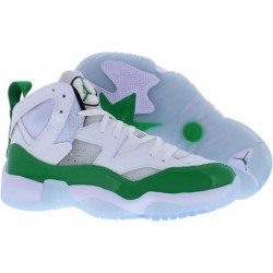 NIKE Jordan Jumpman Two Trey Chaussures pour hommes Adulte DO1925-130 (Blanc/Vert chanceux-)