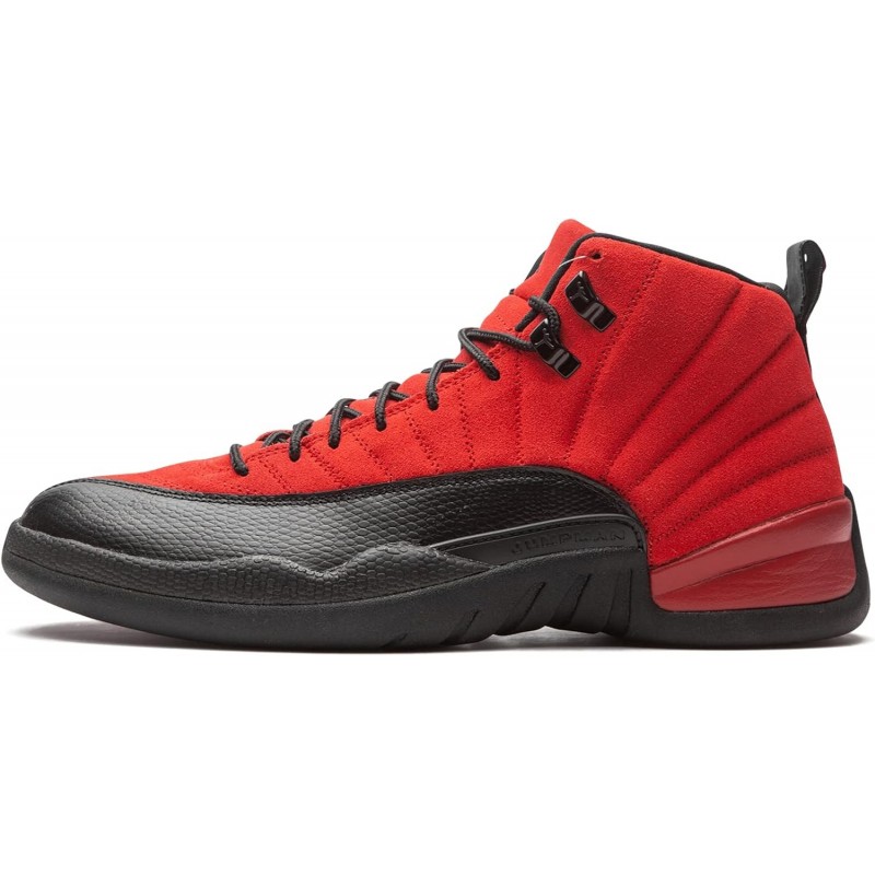 Nike Air Jordan 12 Retro Reverse Flu Game pour homme, rouge universitaire/noir