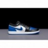 Jordan Homme Air 1 Low Royal Toe - Blanc/Bleu Royal/Noir/Blanc