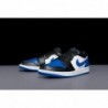 Jordan Homme Air 1 Low Royal Toe - Blanc/Bleu Royal/Noir/Blanc