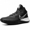 Chaussure de basket-ball Nike Kyrie Flytrap IV pour homme, noir/blanc-argent métallisé