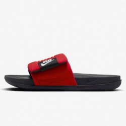 Chaussure de course à pied Nike Offcourt Adjust Slide pour homme, ROUGE UNIVERSITÉ/BLANC-NOIR