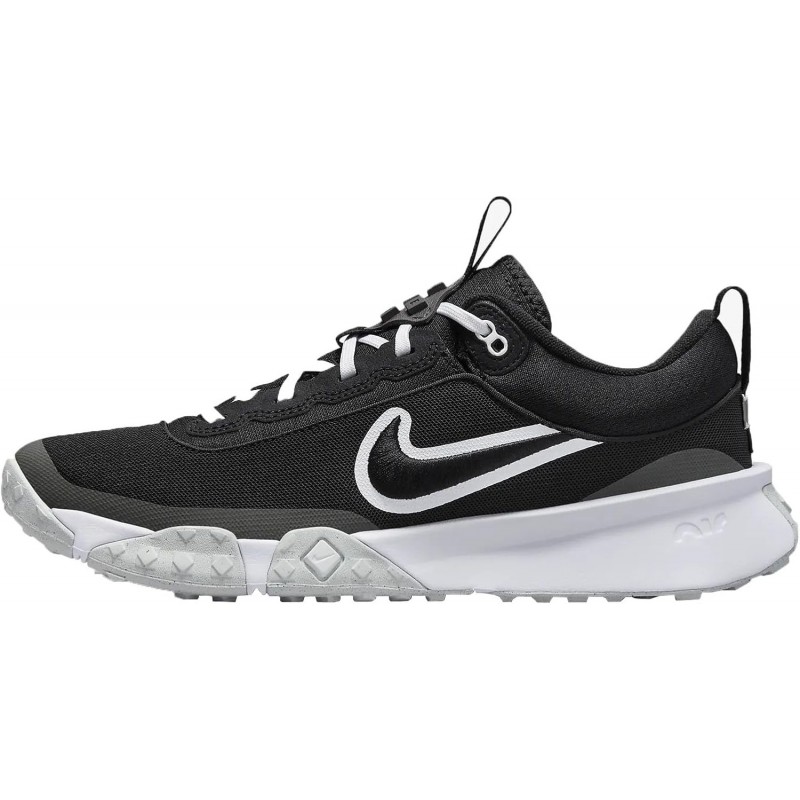 Chaussures de baseball Nike Air Diamond Varsity Turf nkDZ0502 002 pour homme (noir/gris fer/platine pur/blanc)