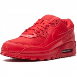 Chaussures décontractées Nike Air Max 90 pour hommes, triple rouge