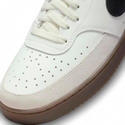 Chaussures Nike Court Vision Low pour Homme (FQ8075-133, SAIL/Black-LT Orewood BRN-White)