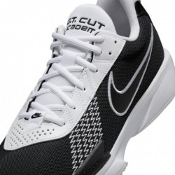 Chaussures de basket-ball Nike GT Cut Academy pour homme (FB2599-003, noir/blanc)