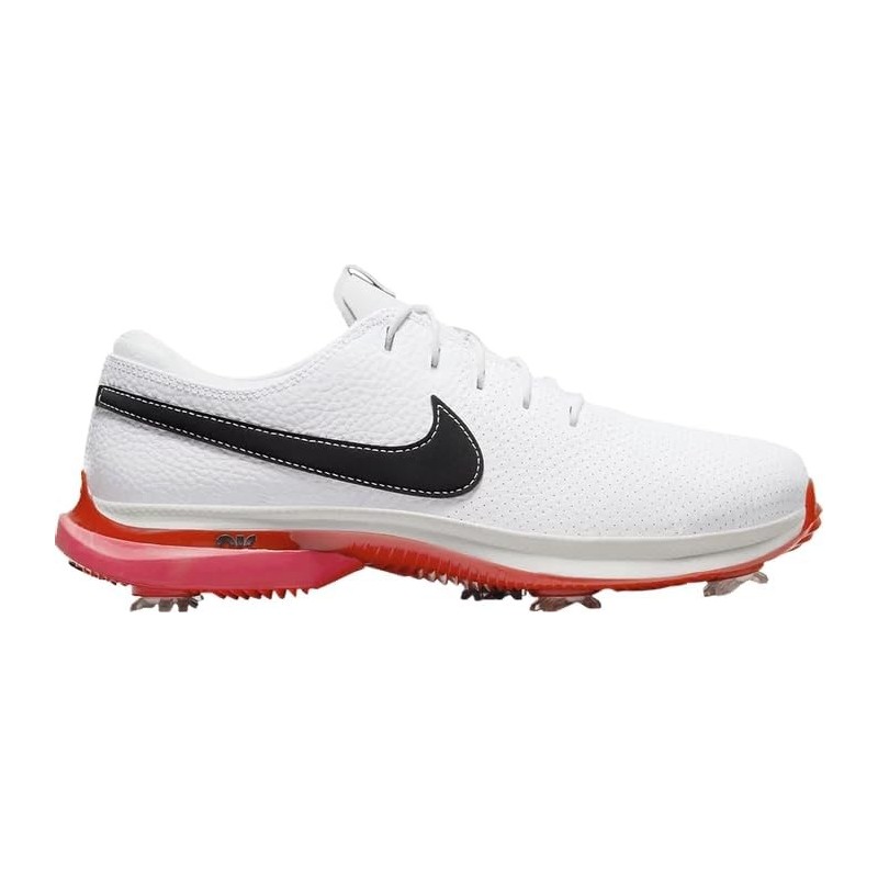 Chaussures de golf Nike Air Zoom Victory Tour 3 pour homme « Blanc/noir-rouge » (DV6798-101)