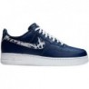 Chaussures Nike Air Force 1 Low Animal Swoosh Pack pour homme Bleu marine CZ7873-400