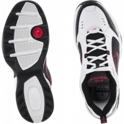 Chaussures de marche Nike Air Monarch IV pour homme, blanc/noir/rouge