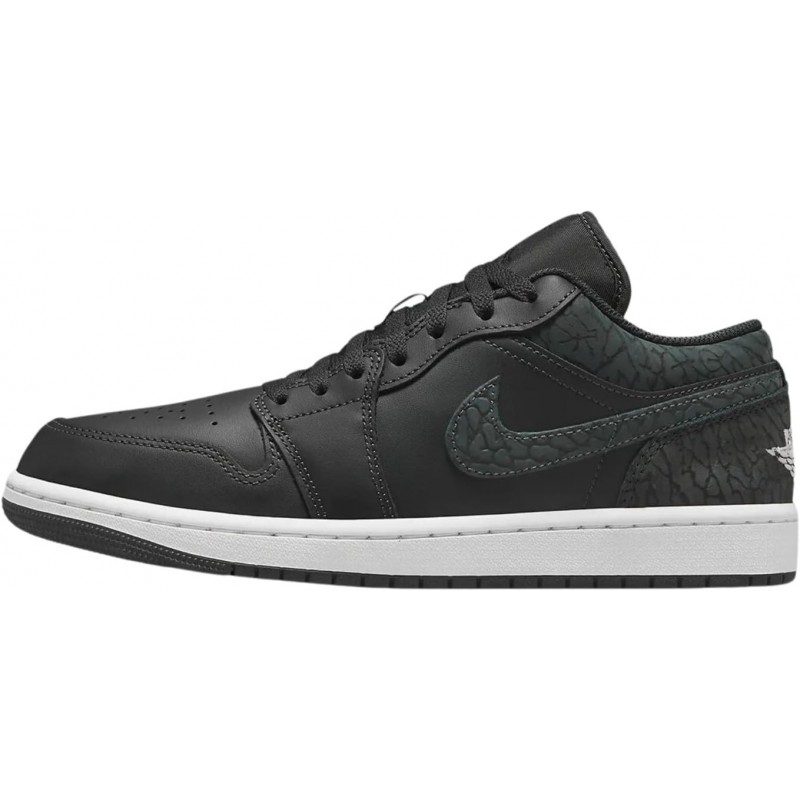 Chaussures Nike Air Jordan 1 Low Se pour Homme, Off Noir Blanc Noir Noir