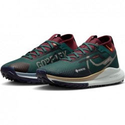 Chaussures de course sur sentier imperméables Nike Pegasus Trail 4 Gore-TEX pour homme (DJ7926-302, Jungle profonde/Bordeaux noc