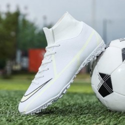 Chaussures de football pour hommes Chaussures de football montantes pour gazon Chaussures de football professionnelles pour entr