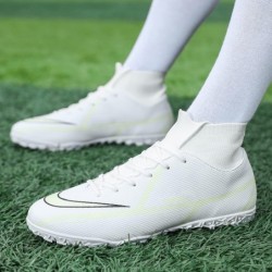 Chaussures de football pour hommes Chaussures de football montantes pour gazon Chaussures de football professionnelles pour entr