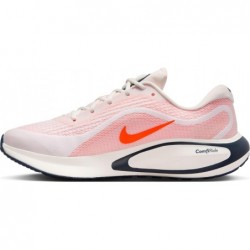 Chaussures de course sur route Nike Journey Run pour homme (FN0228-100, Voile/Orange total/Lever de soleil brûlé/Bleu orage)