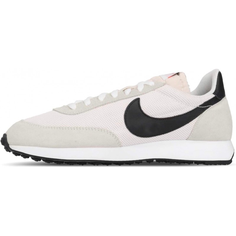 Chaussure de course Nike Race pour homme, blanc, noir, gris foncé