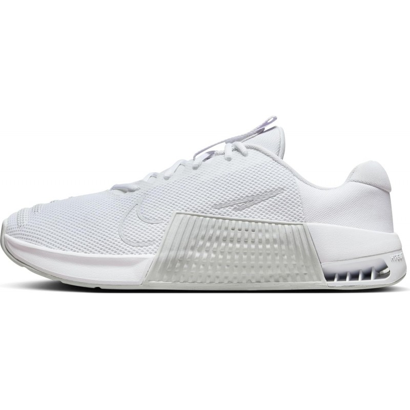 Chaussures d'entraînement Nike Metcon 9 pour homme (DZ2617-103, blanc/blanc/platine pur/platine pur)