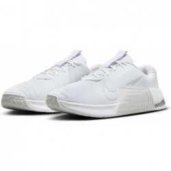 Chaussures d'entraînement Nike Metcon 9 pour homme (DZ2617-103, blanc/blanc/platine pur/platine pur)