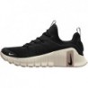 Chaussures d'entraînement Nike Free Metcon 6 pour homme (FJ7127-010, noir/gomme marron clair/lait de coco)