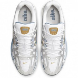 Chaussures Nike P-6000 (HJ7246-100, Blanc/Argent métallique/Ivoire pâle)