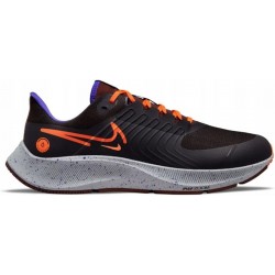 Baskets de course résistantes aux intempéries Nike Air Zoom Pegasus 38 Shield DC4073-003 pour homme Noir/Orange total