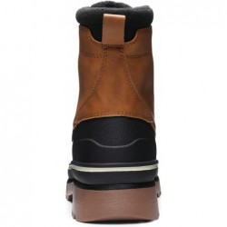 Bottes de neige imperméables et isolées pour hommes Bruno Marc Bottes d'hiver chaudes doublées de fourrure pour l'extérieur