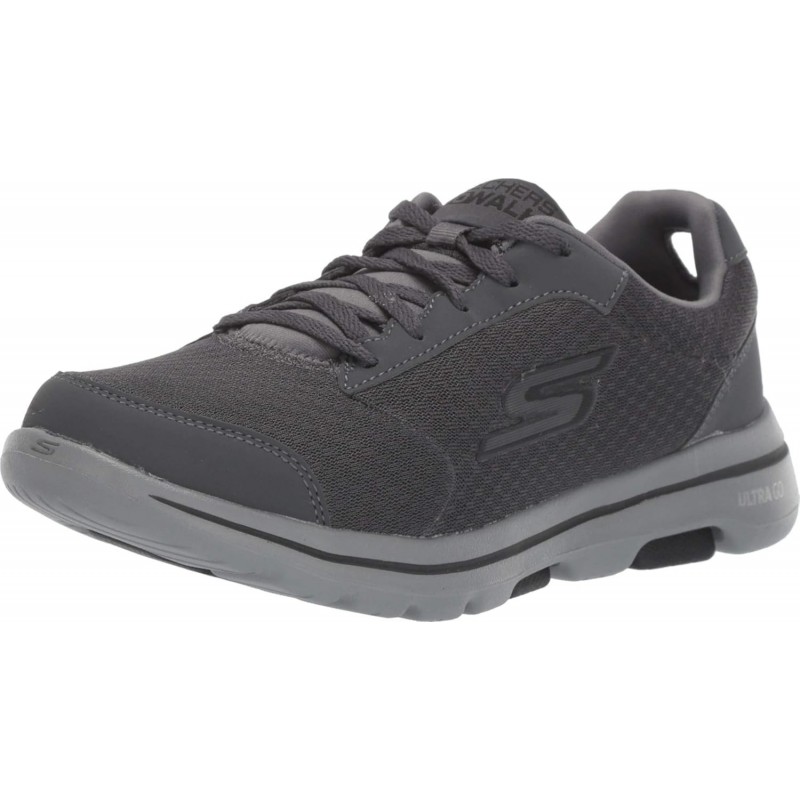 Skechers Gowalk 5 Qualify - Baskets de marche à lacets en maille athlétique pour hommes