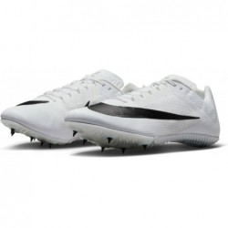 Pointes d'athlétisme Nike Rival Sprint (DC8753-100, blanc/argent métallique/platine pur/noir)