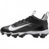 Chaussures de football Nike Alpha Menace 4 Shark pour enfant (FQ4012-001, noir/gris fumé clair/argent métallique/blanc)