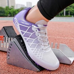 Chaussures d'athlétisme professionnelles à pointes THESTRON pour hommes, femmes et enfants, baskets de course respirantes pour l