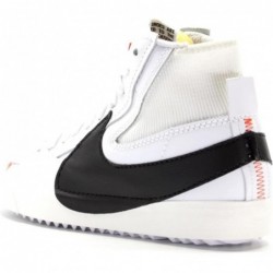 Chaussures Nike Blazer Mid '77 Jumbo pour Homme Blanc/Rouge Habanero/Soufre Vif/Multicolore