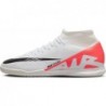 Chaussures de football montantes NIKE pour homme, rouge cramoisi vif, blanc et noir