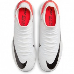 Chaussures de football montantes NIKE pour homme, rouge cramoisi vif, blanc et noir