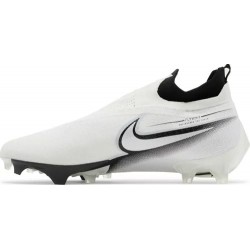 Chaussure de football à crampons Nike Vapor Edge Elite 360 Flyknit pour homme « Blanc/noir » (CV6282-108)